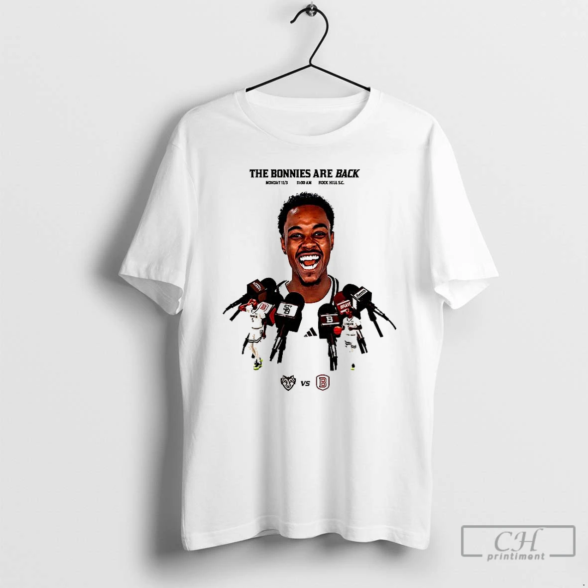 Premium The Bonnies Are Back Bonnies Mens Basketball T Shirts Hoodie