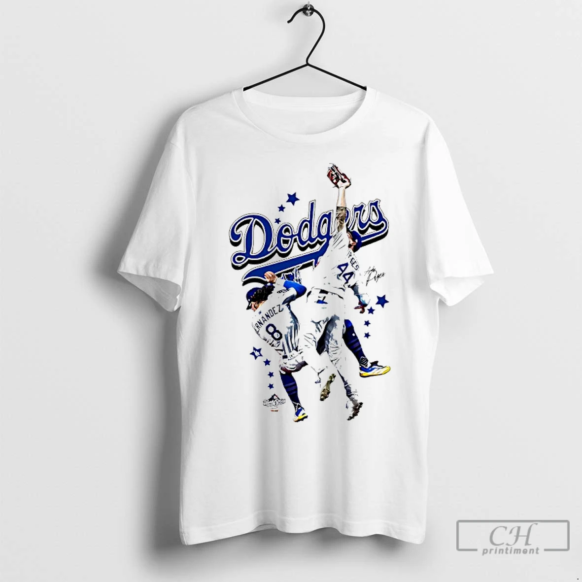 Premium The Catch Kike Hernandez And Andy Pages La Dodgers 2025 World Series Champs T Shirt