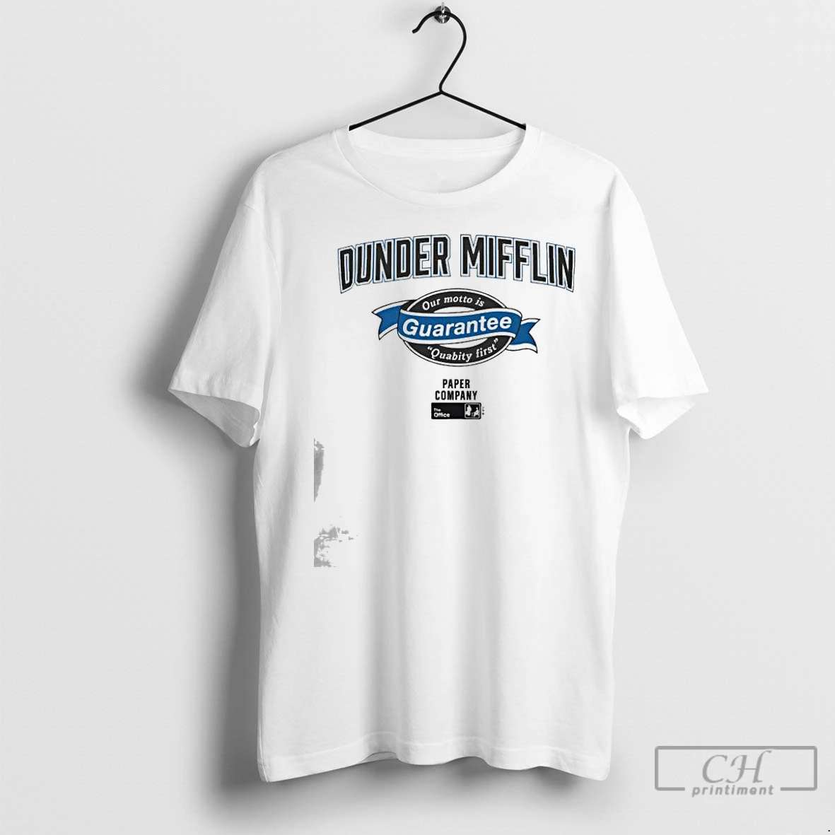 Premium The Office Dunder Ringer Dunder Mifflin Guarantee T Shirt