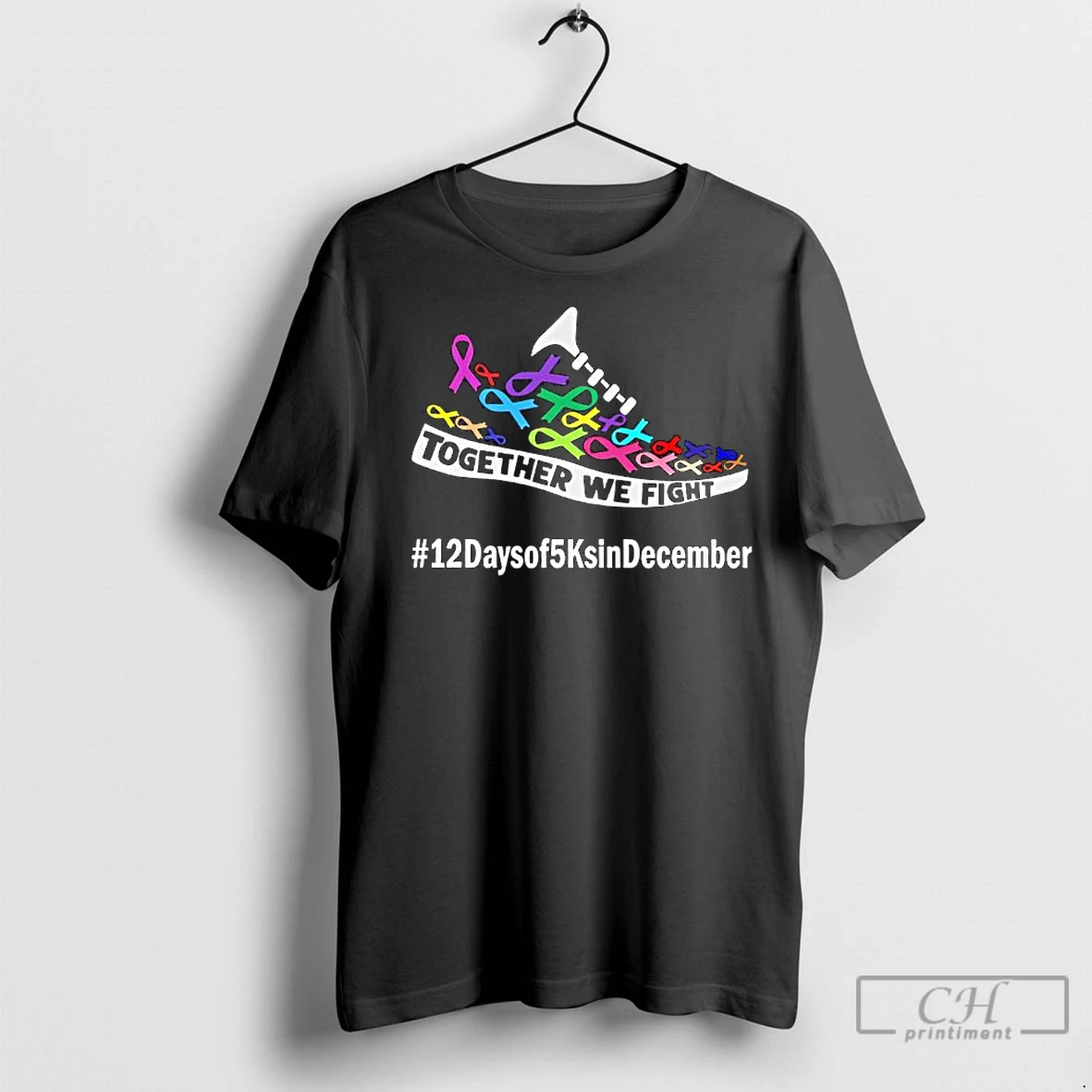 Premium Together We Fight 12 Days Of 5 Ks In December For Acs T Shirt