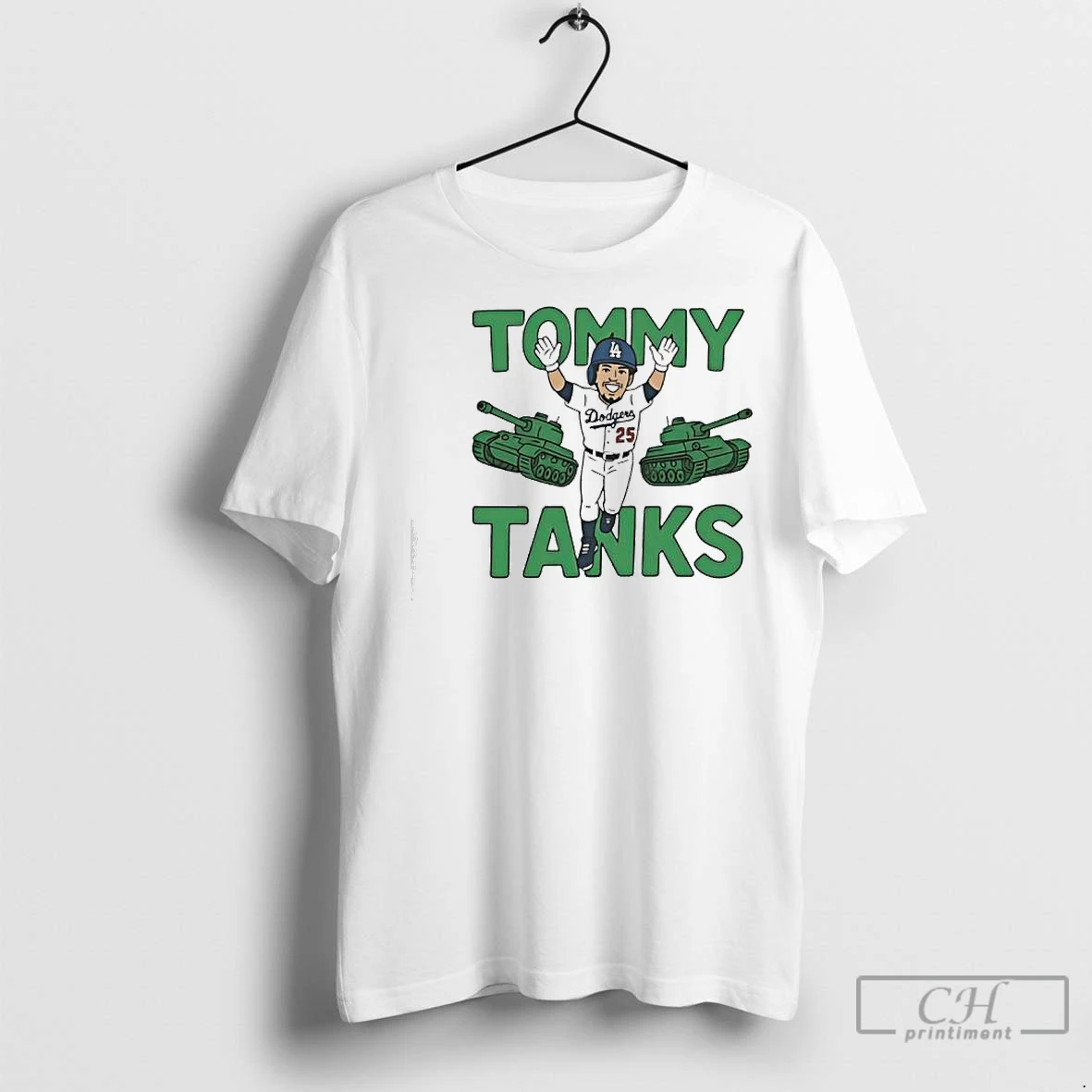 Premium Tommy Tanks Player La Graphic T Shirt
