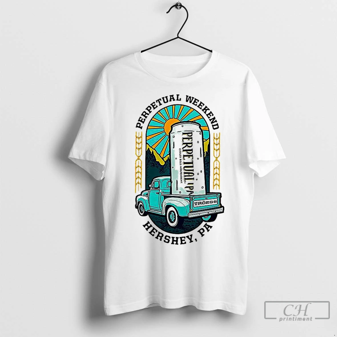 Premium Troegs Perpetual Ipa Perpetual Hershey Truck Vintage T Shirt