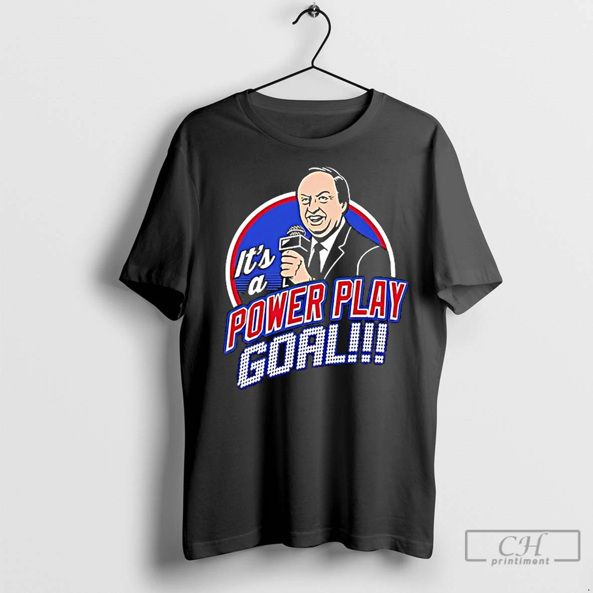 Premium We Bleed Blue Rangers Sam Rosen Its A Power Play Goal Graphic T Shirt