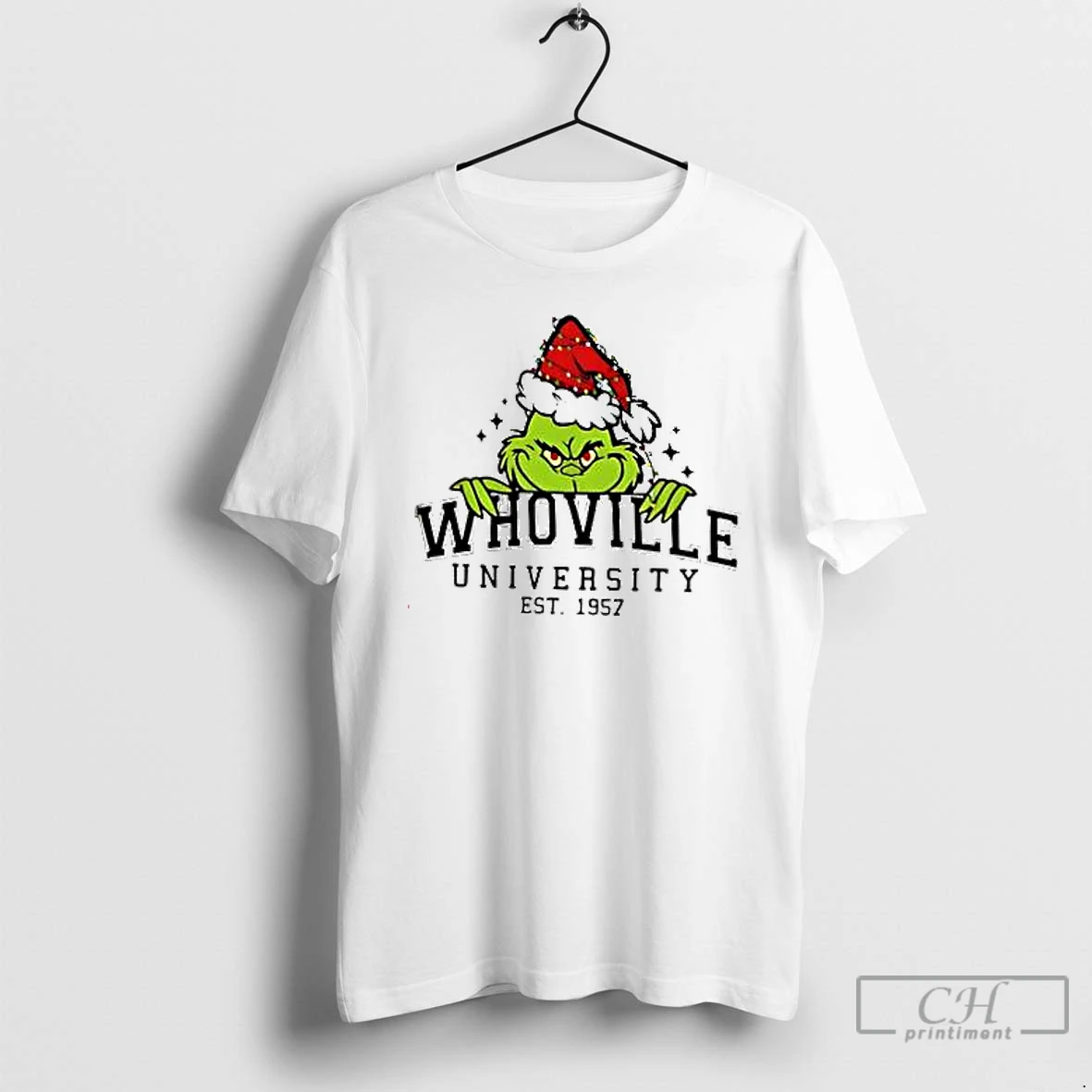 Premium Whovillee Christmas Grinch Est 1957 T Shirts Hoodie