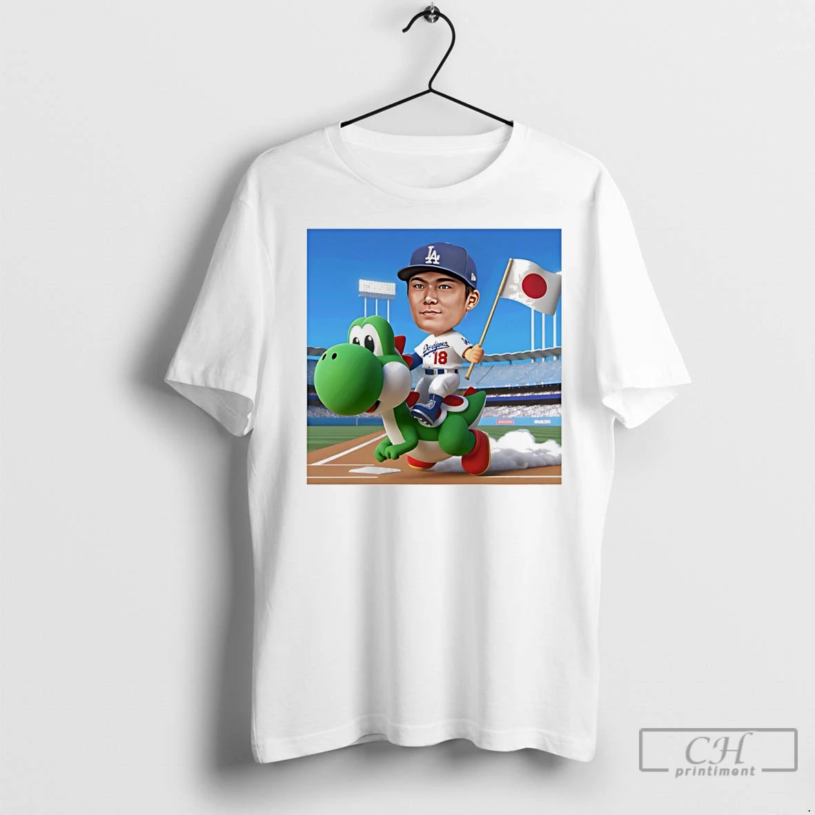 Premium Yoshi Debut Yoshinobu Yamamoto Los Angeles Dodgers Meme T Shirt