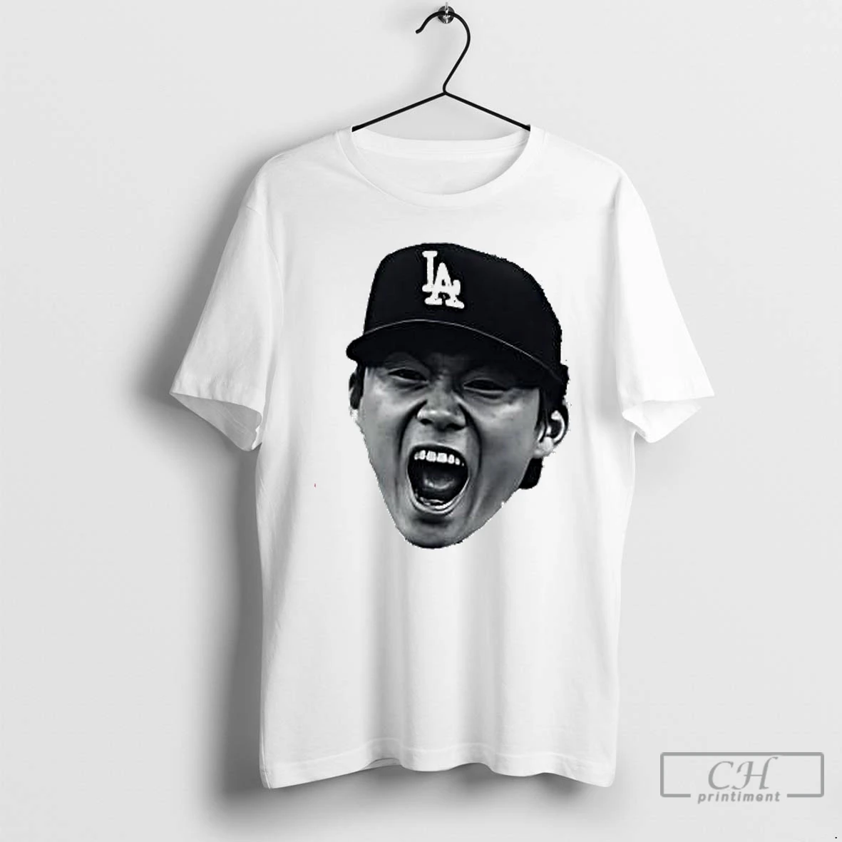 Premium Yoshinobu Yamamoto La Dodgers Big Face T Shirts Hoodie