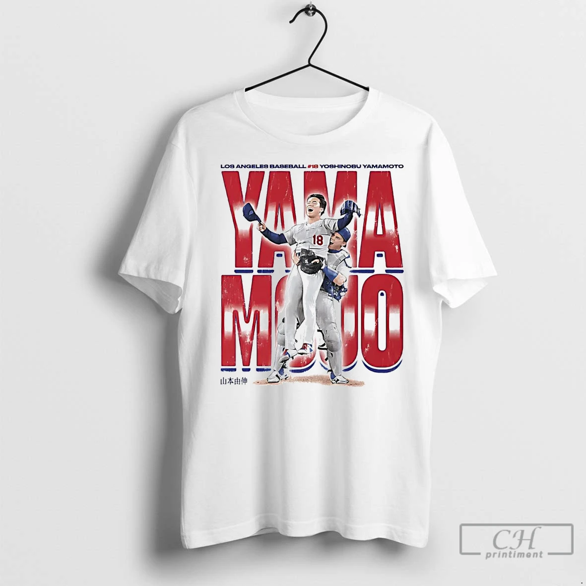 Premium Yoshinobu Yamamoto Yama Mojo Los Angeles Dodgers T Shirt