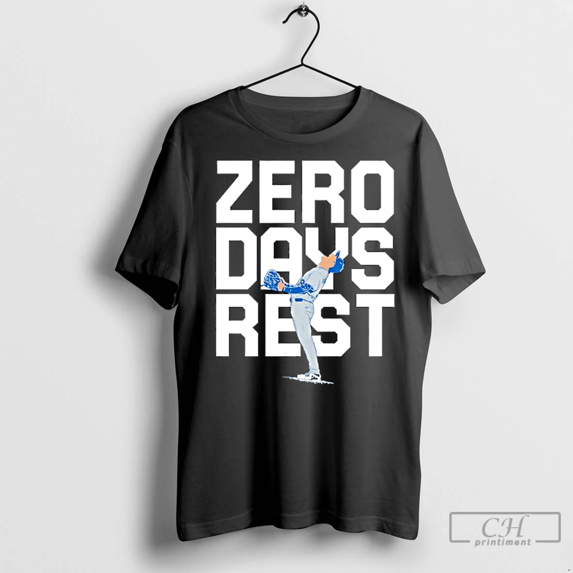Premium Yoshinobu Yamamoto Zero Days Rest Los Angeles Dodgers T Shirt