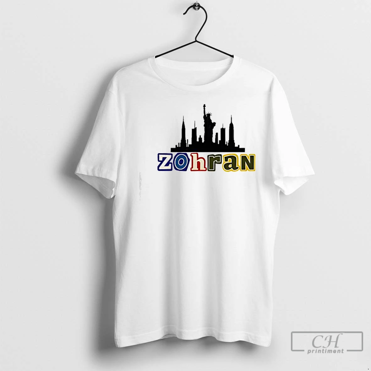 Premium Zohran Mamdani For New York Nyc Skyline T Shirt