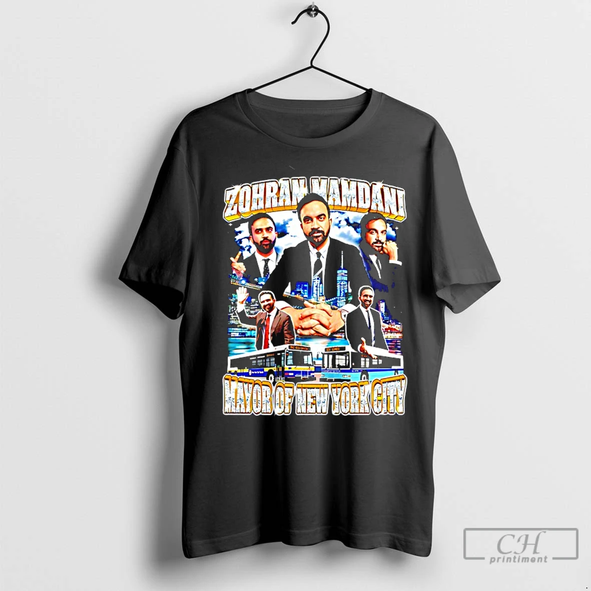 Premium Zohran Mamdani Mayor Of New York City Graphic Diamond T Shirt