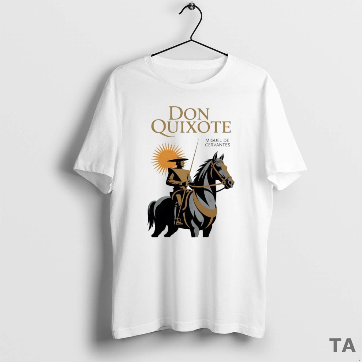 Top Don Quixote Miguel De Cervantes T Shirt Sweater