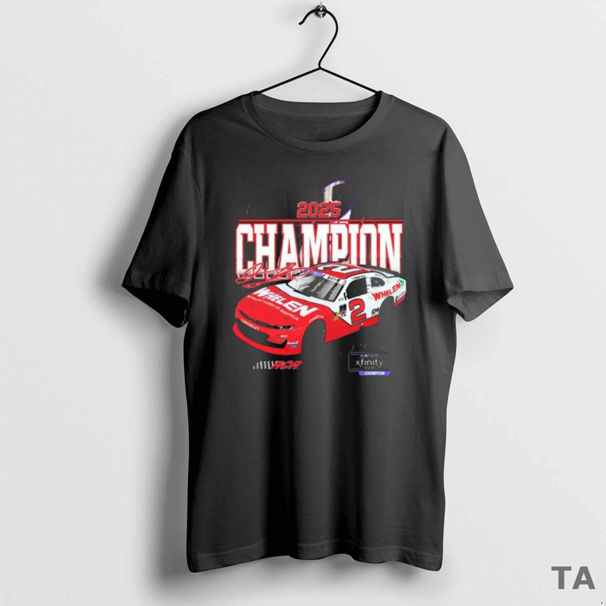 Top Jesse Love 2025 Nascar Xfinity Series Champion One Spot Signature T Shirt Sweater