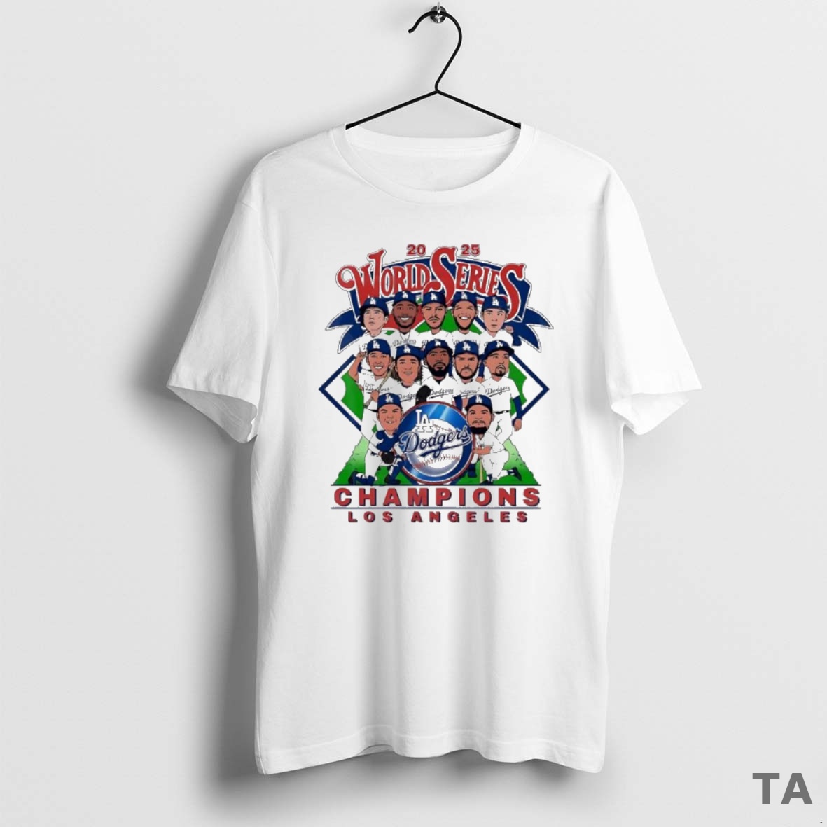 Top Los Angeles Dodgers World Series Champions Baby Cartoon T Shirt Sweater