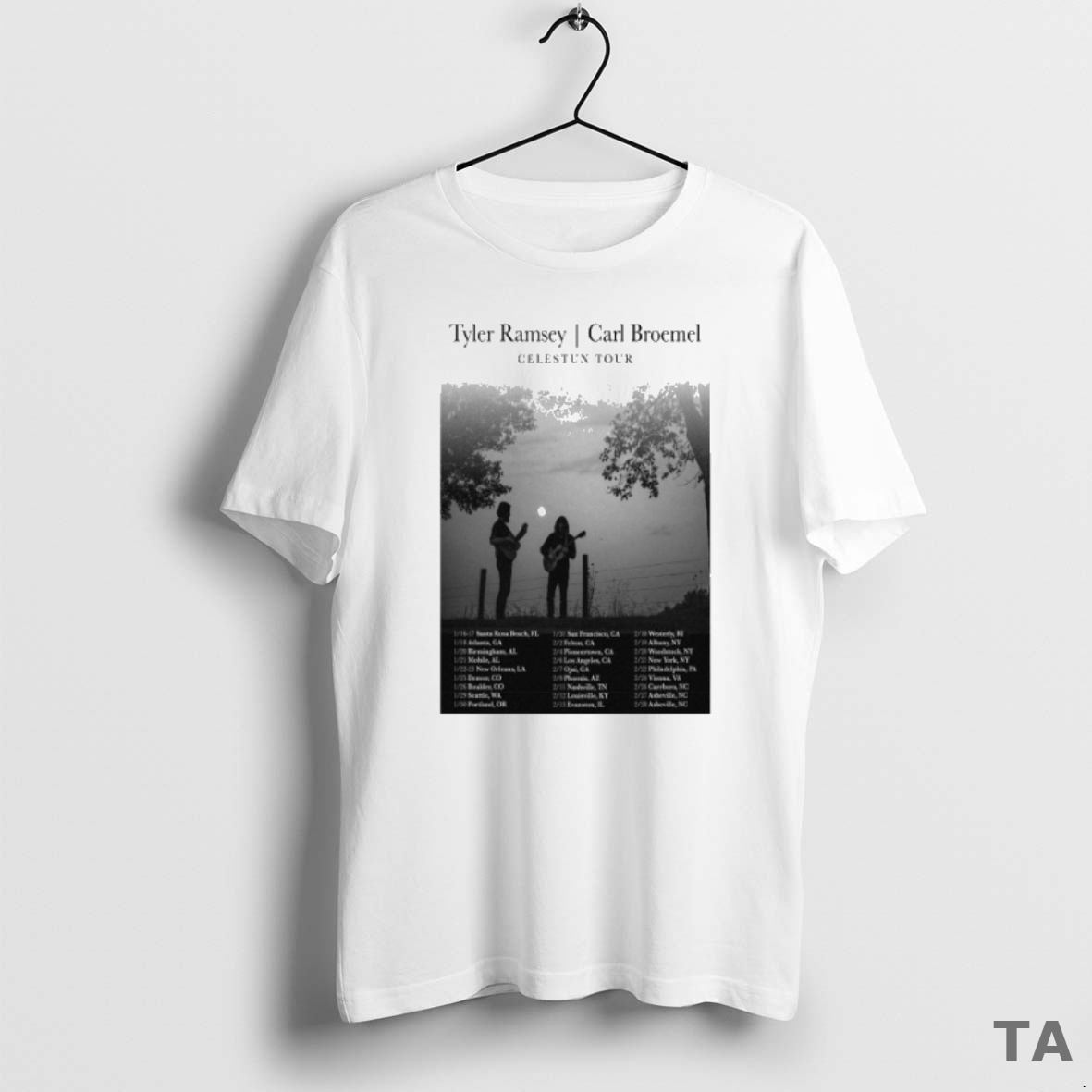 Top Tyler Ramsey Carl Broemel 2026 Tour Dates T Shirt Sweater