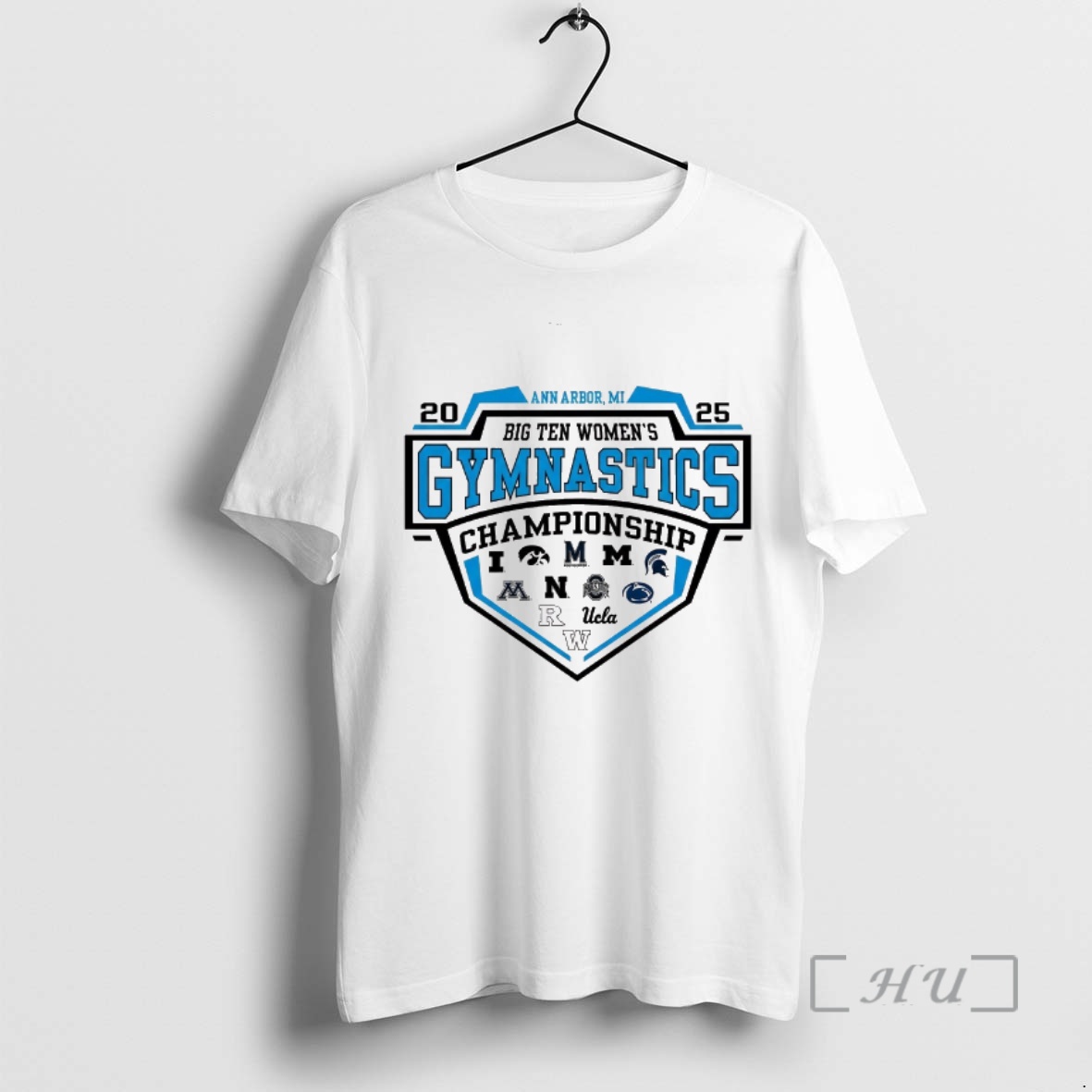 Trending 2025 Ann Arbor Mi Big Ben Womens Gymnastics Championship All Teams Logo Premium T Shirts Sweater Hoodie