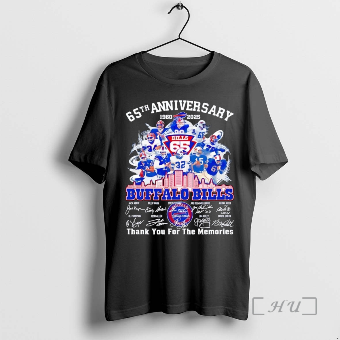 Trending 56th Anniversary 1960 2025 Buffalo Bills Team Players Premium T Shirts Sweater Hoodie
