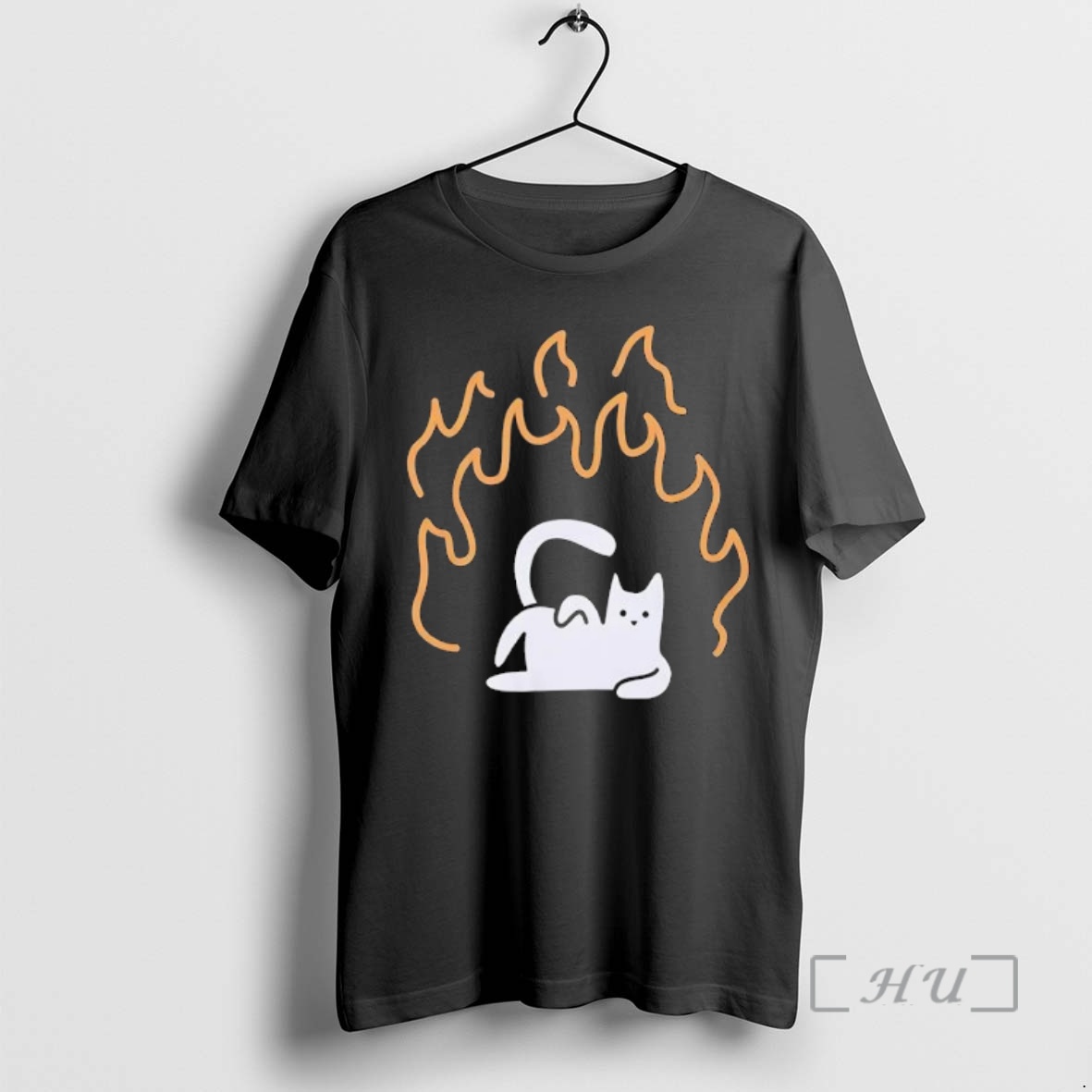 Trending Cat On Fire Cute Premium T Shirts Sweater Hoodie