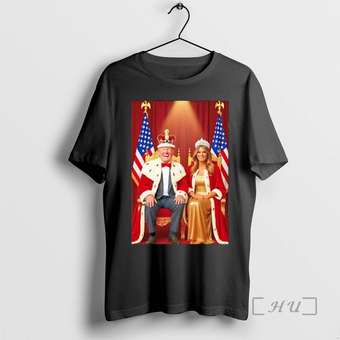 Trending Donald Trump And Melania Trump King And Queen Premium T Shirts Sweater Hoodie