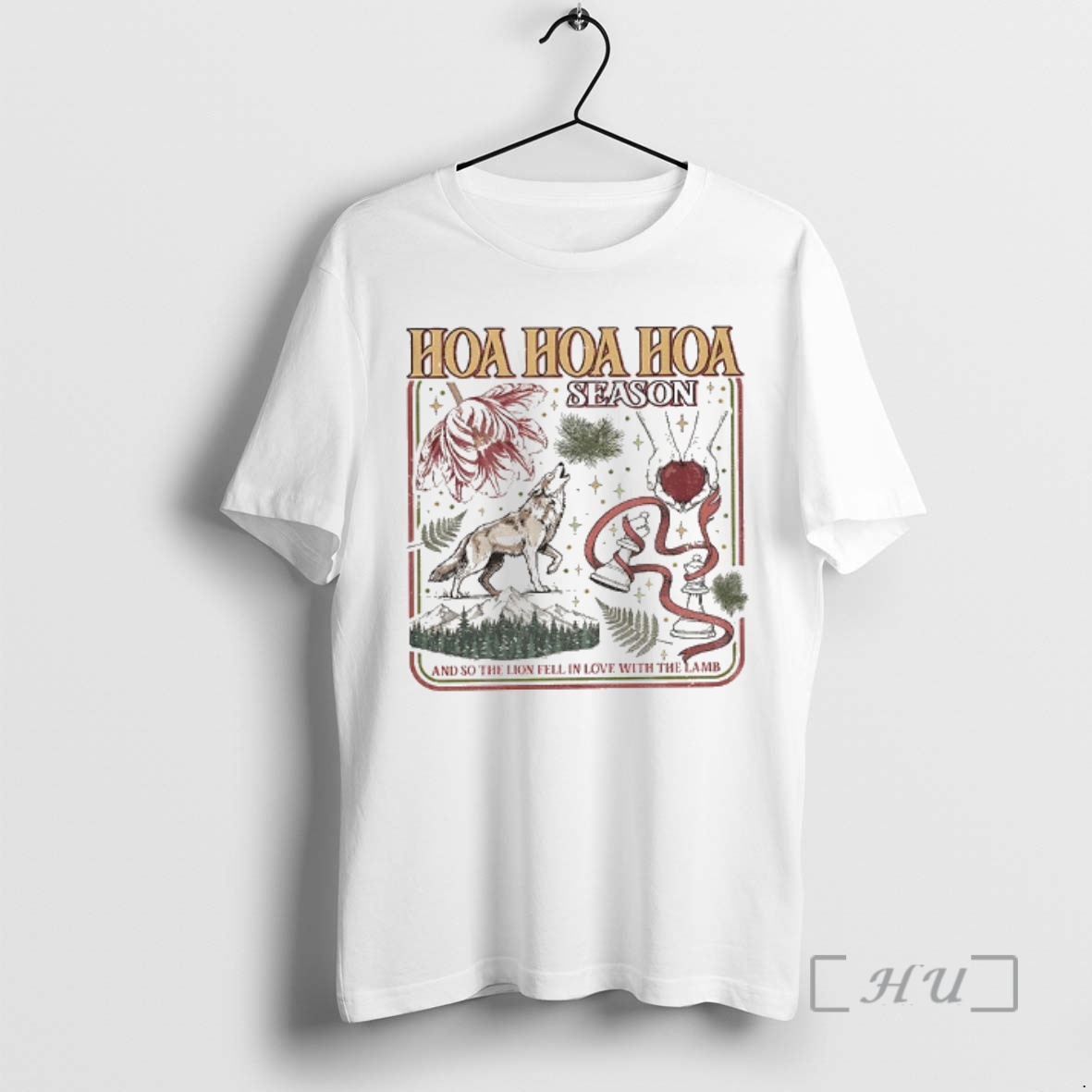 Trending Hoa Hoa Hoa Season Vampires And So The Lion Fell In Love With The Lamb Christmas Premium T Shirts Sweater Hoodie