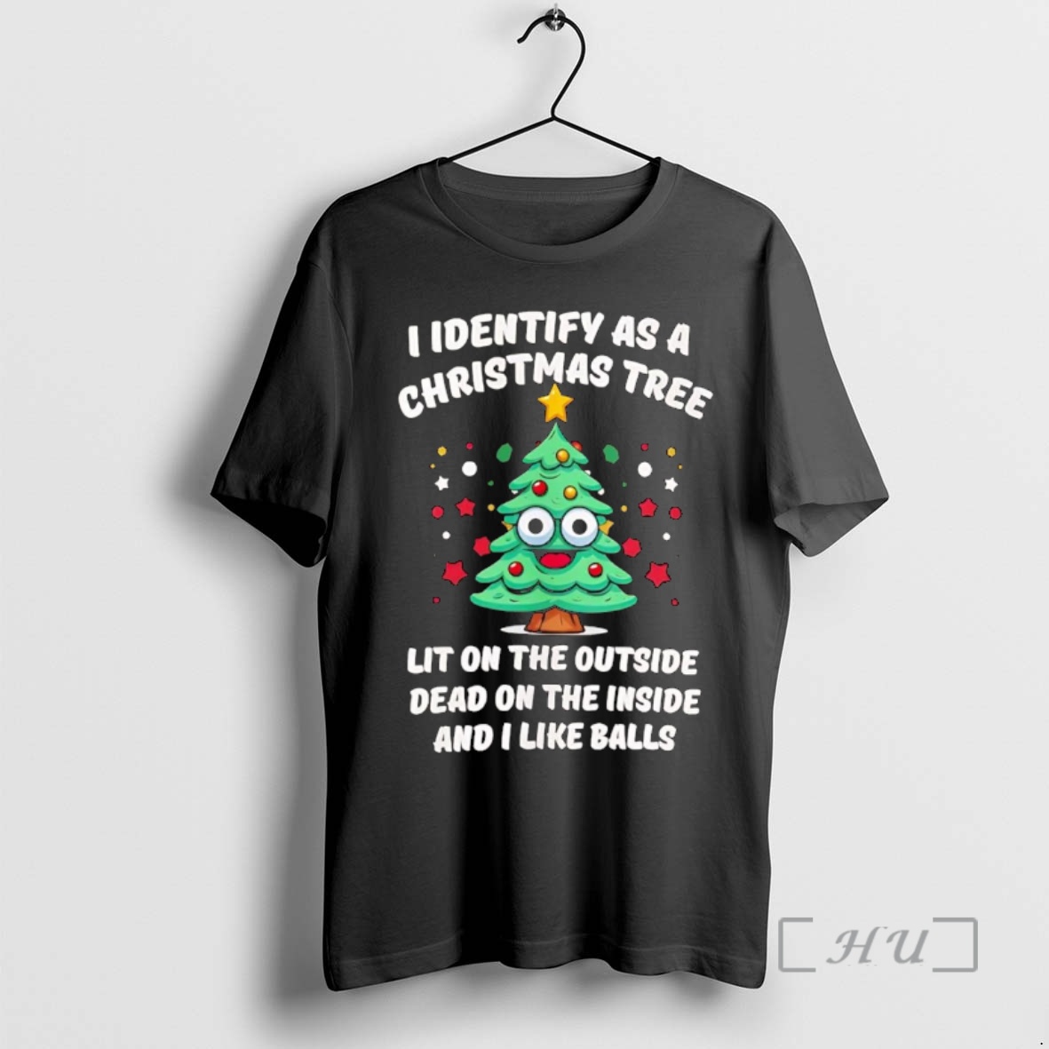 Trending Identify As A Christmas Tree Lit On The Outside Dead On The Inside Premium T Shirts Sweater Hoodie