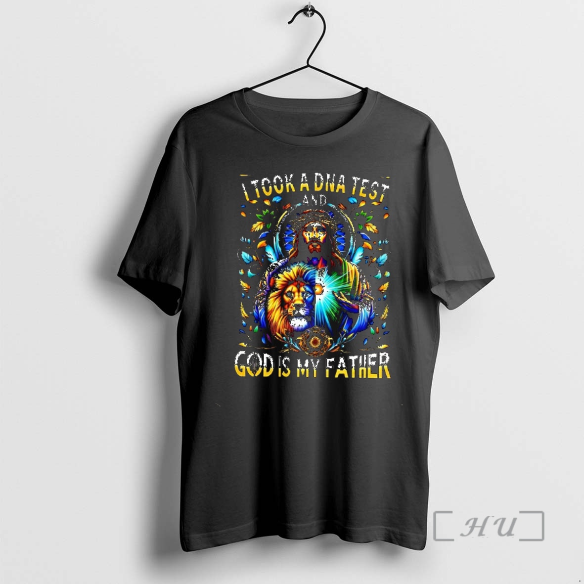 Trending Jesus And Lion I Took A Dna Test And God Is My Father Christian Premium T Shirt Sweater Hoodie