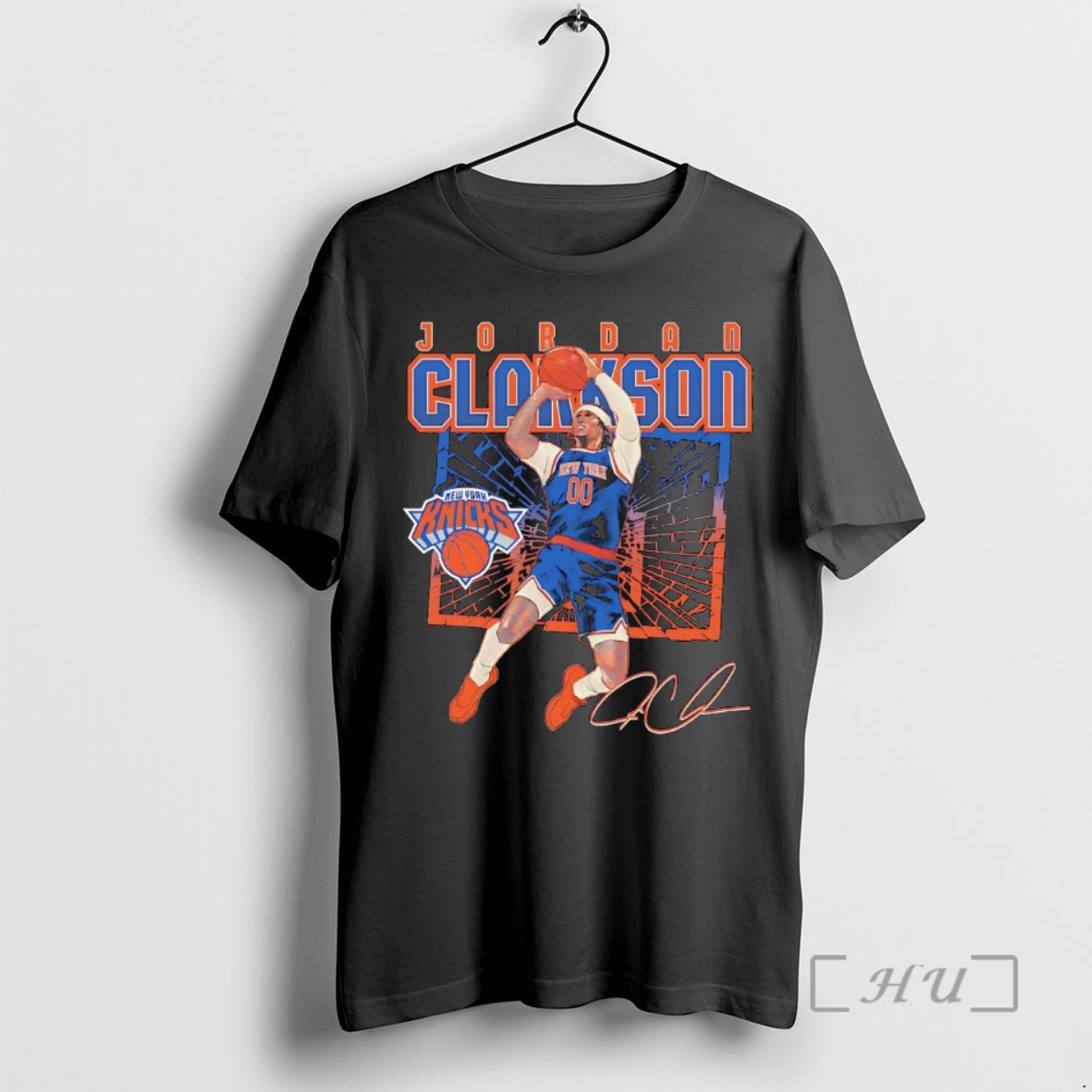 Trending Jordan Clarkson Jump Shot Shattered New York Knicks Premium T Shirts Sweater Hoodie