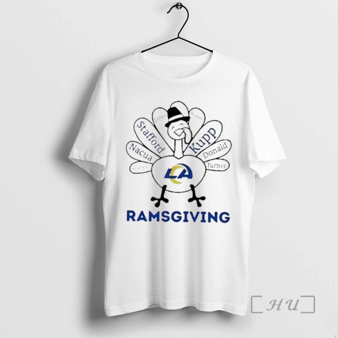 Trending Ramsgiving Los Angeles Rams X Thanksgiving Premium T Shirt Sweater Hoodie