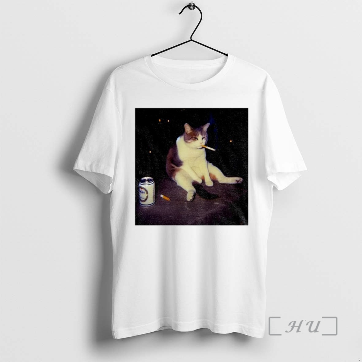 Trending Smoking Cat Meme Cigarette Vintage Premium T Shirts Sweater Hoodie