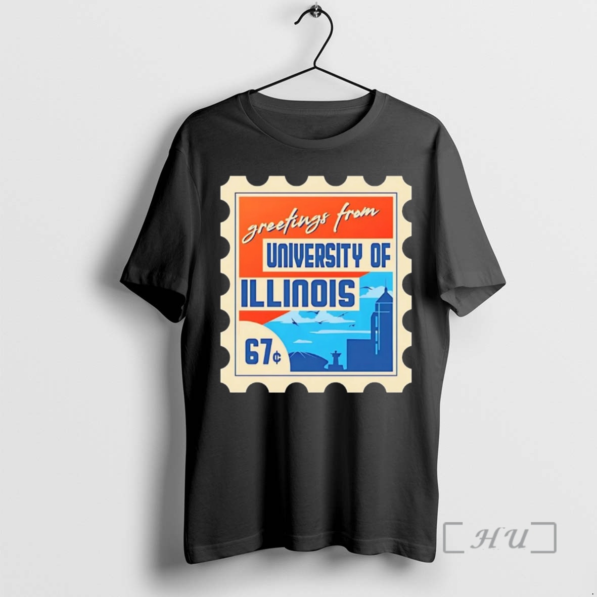 Trending Stamp Greetings From University Of Illinois Premium T Shirts Sweater Hoodie