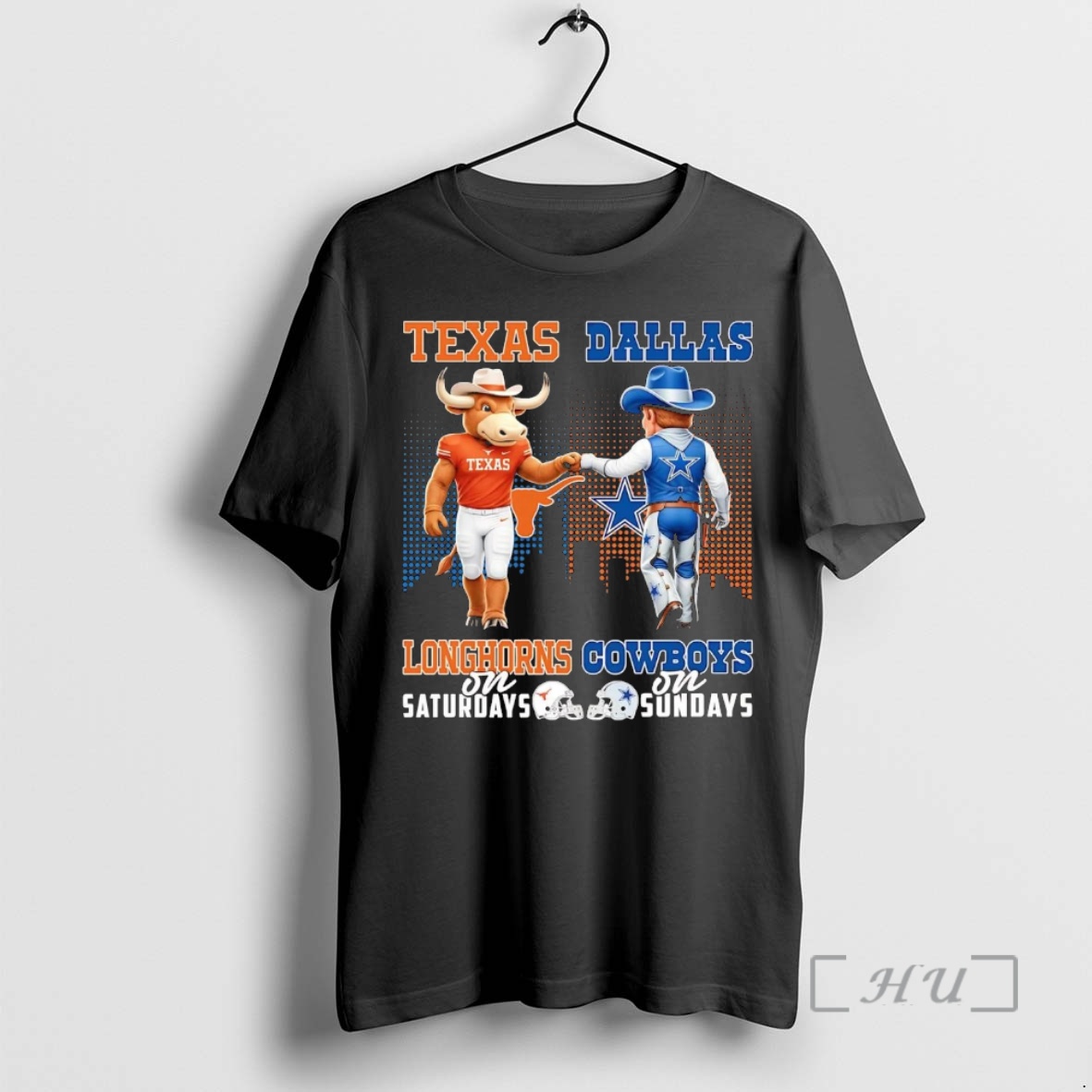 Trending Texas Longhorns On Saturdays Dallas Cowboys On Sundays Mascot Premium T Shirts Sweater Hoodie