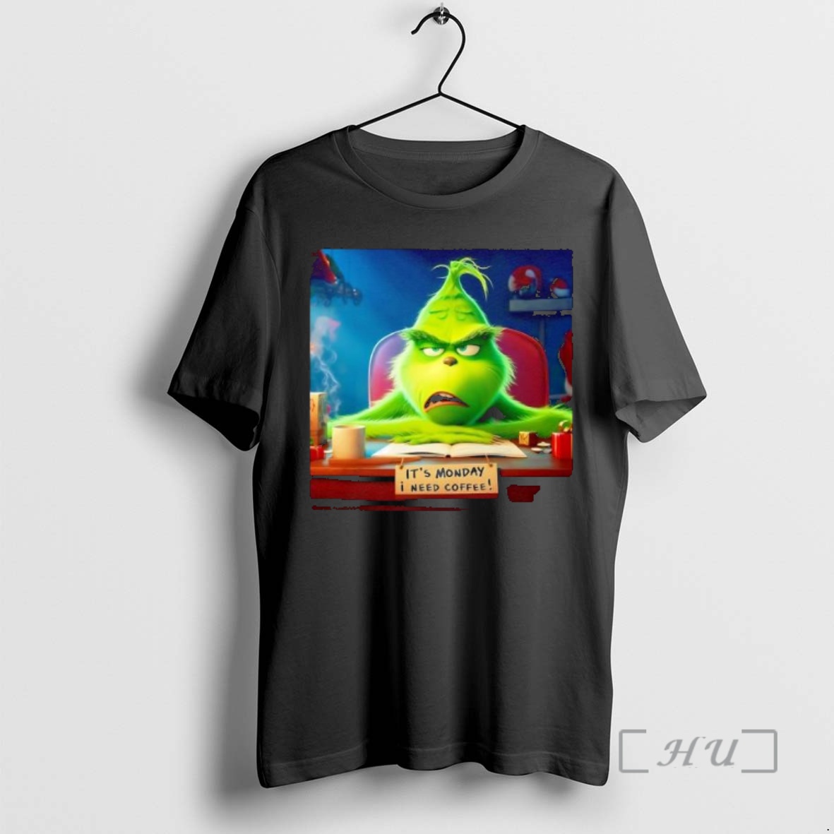 Trending The Grinch Its Monday I Need Coffee Premium T Shirts Sweater Hoodie