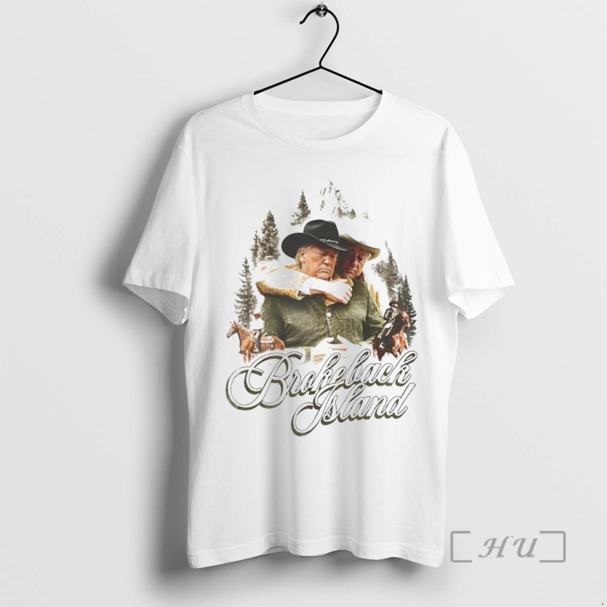 Trending Trump And Bill Clinton Brokeback Island Premium T Shirts Sweater Hoodie