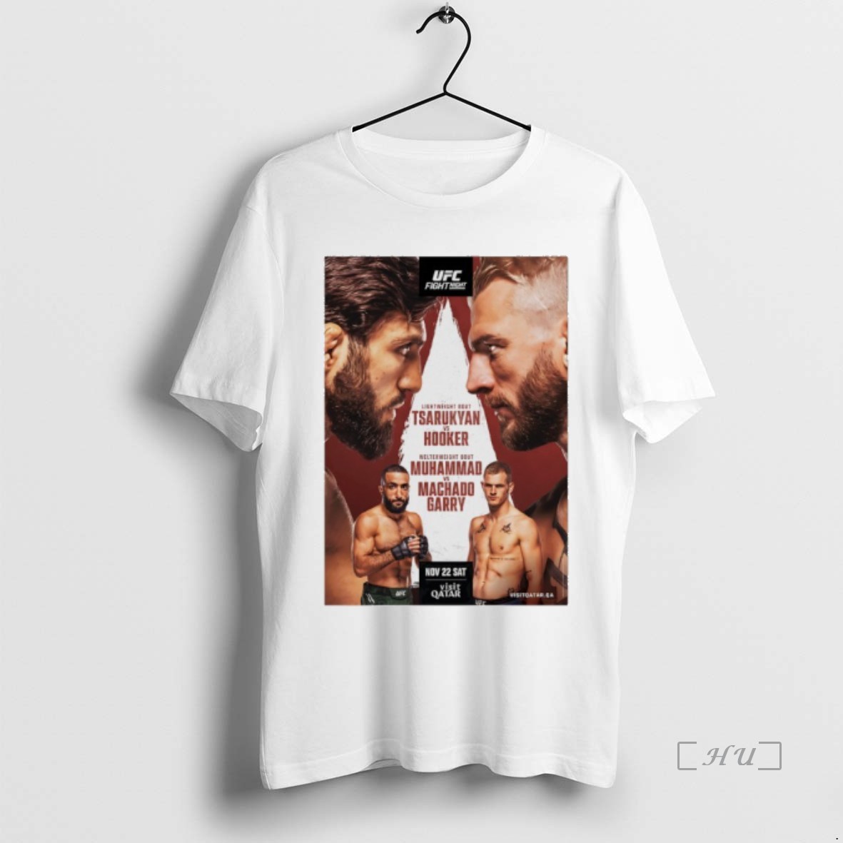 Trending Ufc Fight Night Tsarukyan Vs Hooker Autographed Event Premium T Shirts Sweater Hoodie