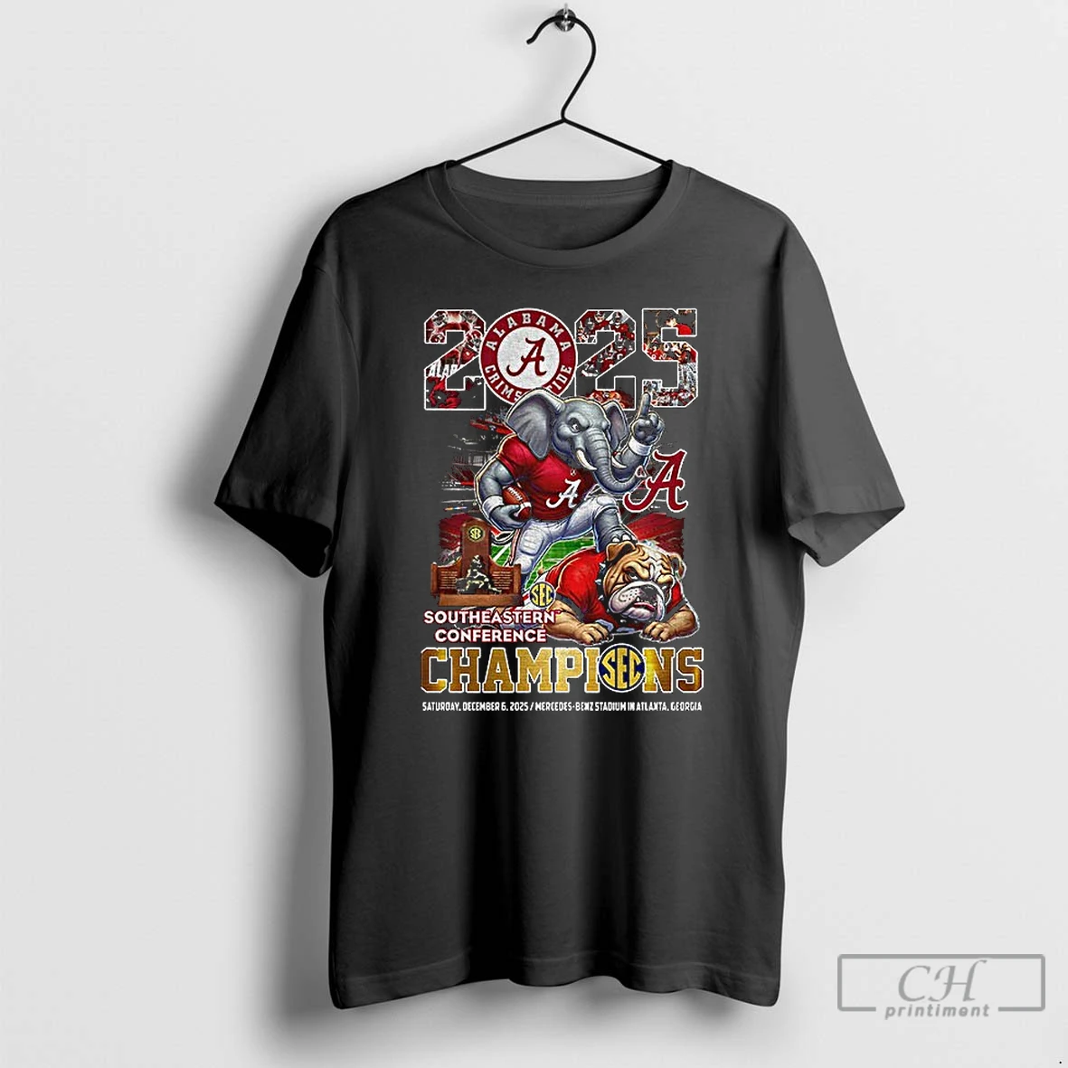 Classic Alabama Crimson Tide Beat Georgia Bulldogs Football 2025 Sec Southeastern Conference Champions T Shirts Sweater Hoodie
