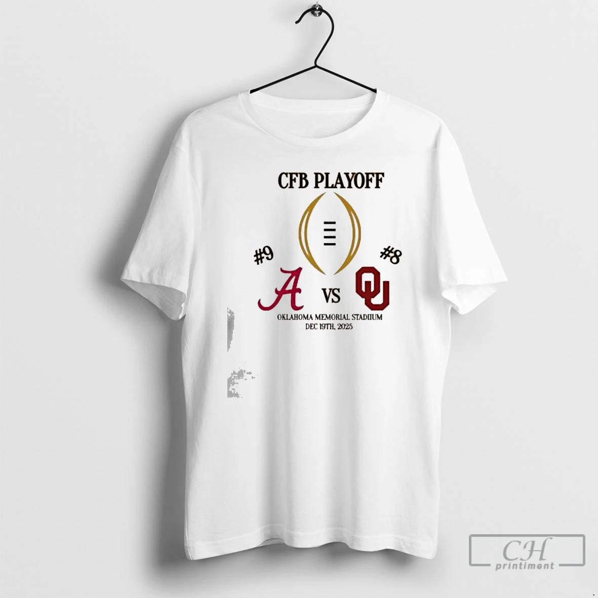 Classic Alabama Vs Oklahoma Cfp Playoffs Oklahoma Memorial Stadium Dec 19th 2025 T Shirts Sweater Hoodie