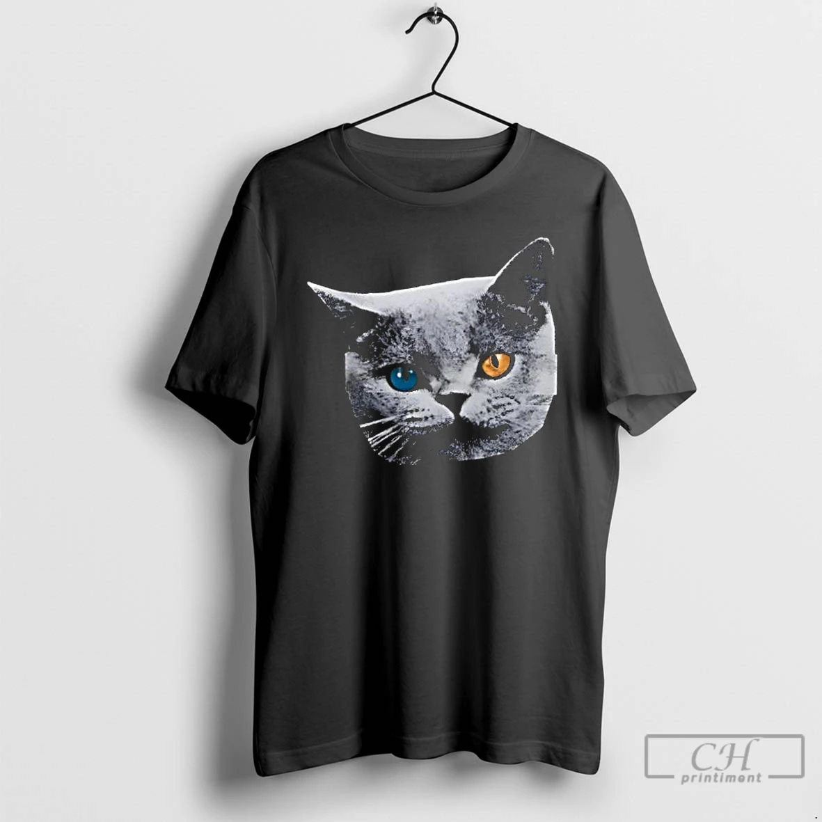 Classic Cat British Shorthair Heterochromia T Shirts Sweater Hoodie