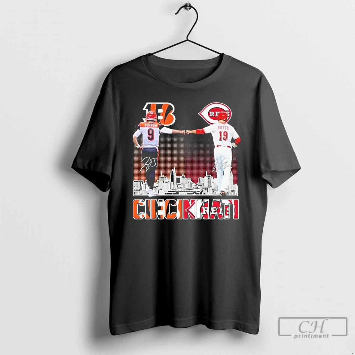 Classic Cincinnati Bengals Joe Burrow Cincinnati Reds Joey Votto 2025 United City T Shirts Sweater Hoodie