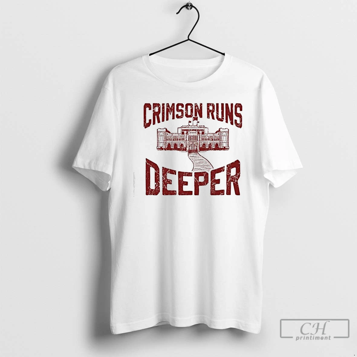 Classic Crimson Runs Deeper Vintage T Shirts Sweater Hoodie