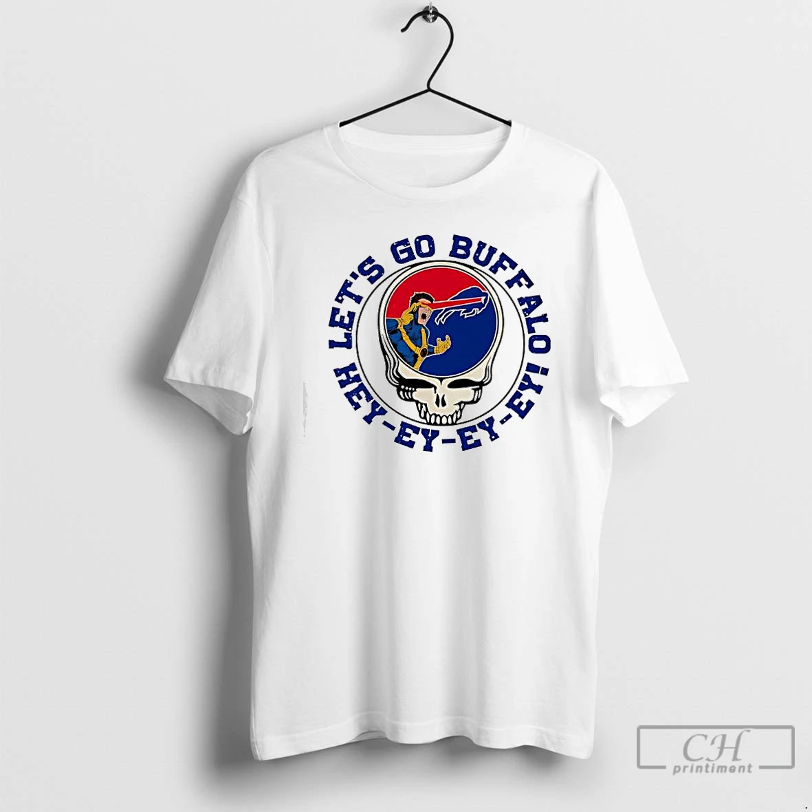 Classic Cyclops X Grateful Deads Steal Your Face Lets Go Buffalo Bills Nfl Hey Ey Ey Ey T Shirts Sweater Hoodie