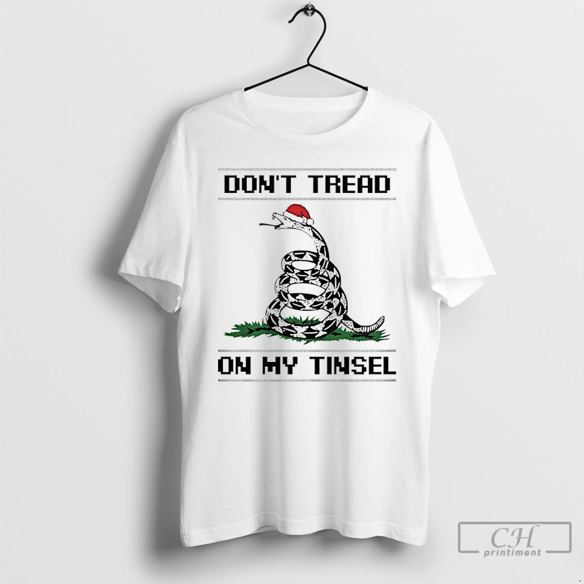 Classic Dont Tread On My Tinsel Gadsden Christmas 2025 T Shirts Sweater Hoodie