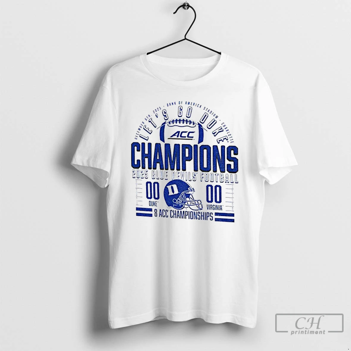 Classic Duke Blue Devils Lets Go Duke 2025 Acc Football Champions T Shirts Sweater Hoodie
