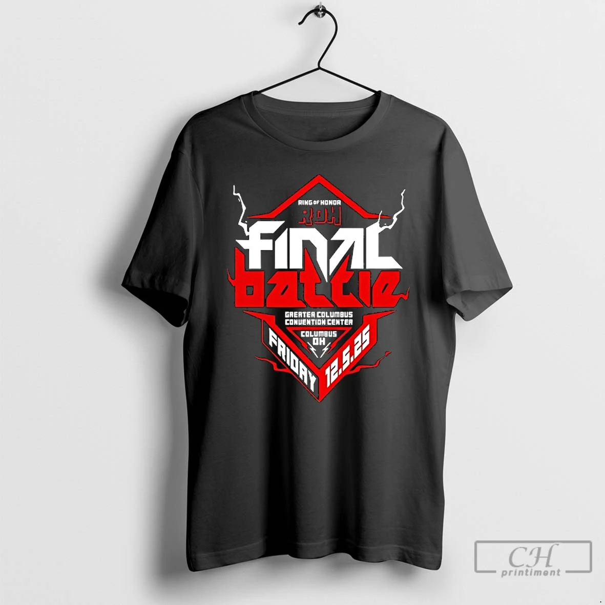 Classic Final Battle Ring Of Honor Greater Columbus Convention Center 2025 T Shirts Sweater Hoodie