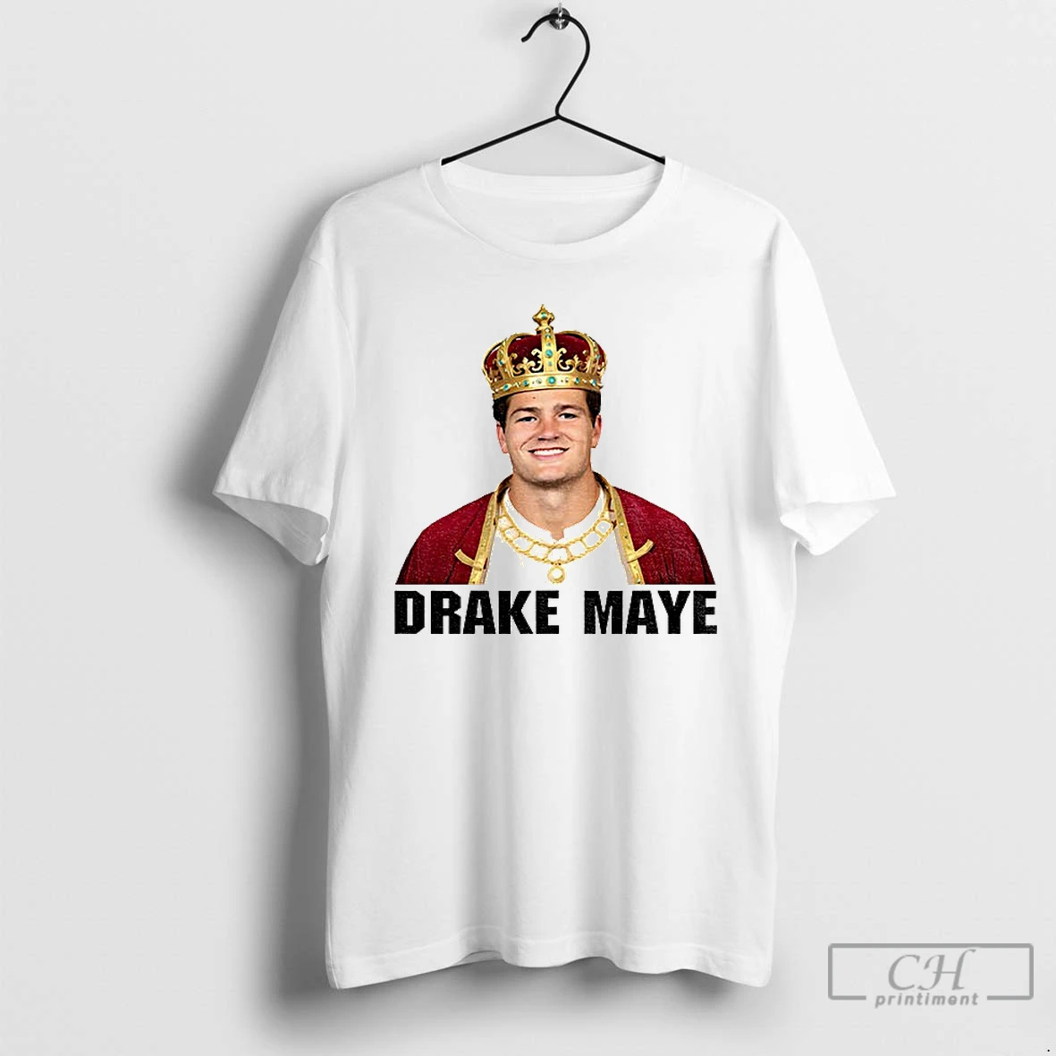 Classic Font Black Series King Drake Maye New England Patriots Nfl Football 2025 T Shirts Sweater Hoodie