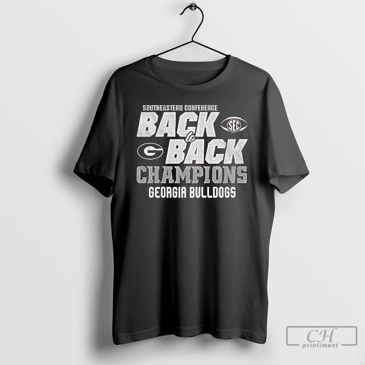 Classic Georgia Bulldogs 2025 Sec Champions Back To Back T Shirts Sweater Hoodie