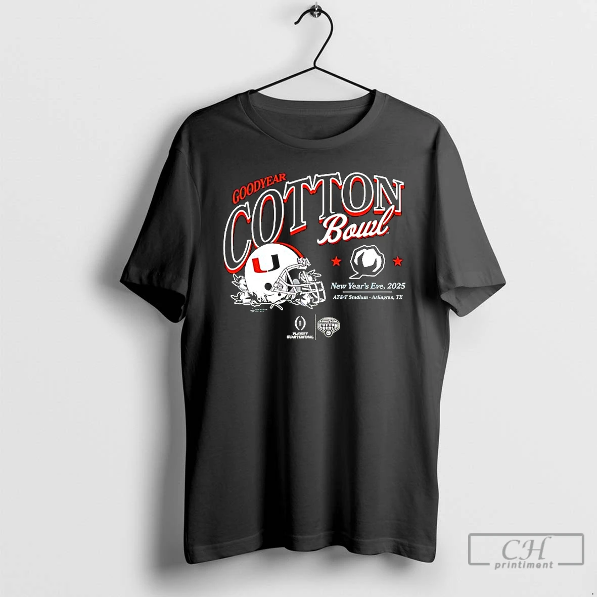 Classic Good Year Cotton Bowl Miami Hurricanes T Shirts Sweater Hoodie