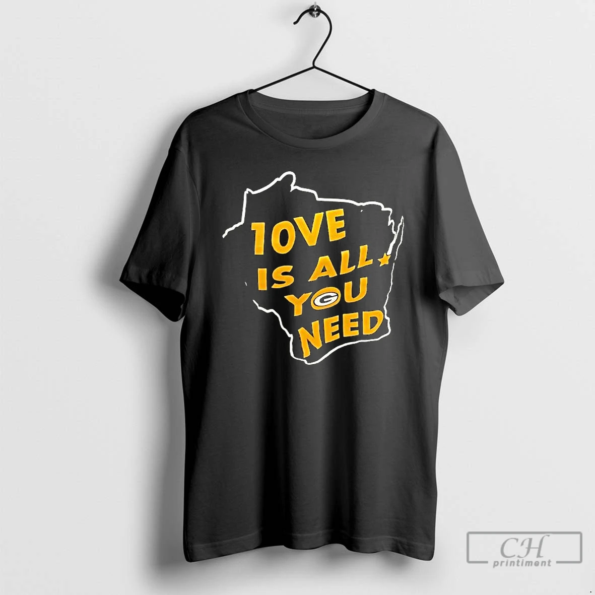 Classic Green Bay Packers Love Is All You Need T Shirts Sweater Hoodie