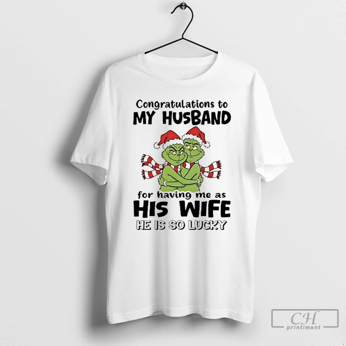 Classic Grinch Congratulations To My Husband For Having Me As His Wife T Shirts Sweater Hoodie