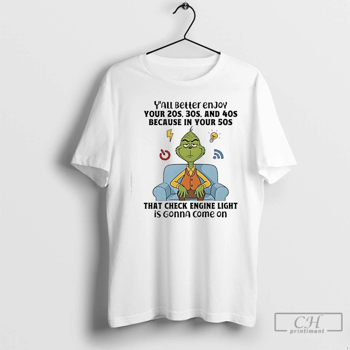 Classic Grinch That Check Engine Light Is Gonna Come On T Shirts Sweater Hoodie
