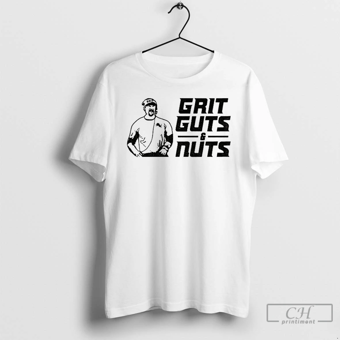 Classic Grit Guts And Nuts Dan Campbell Detroit Lions Nfl Football Vintage T Shirts Sweater Hoodie