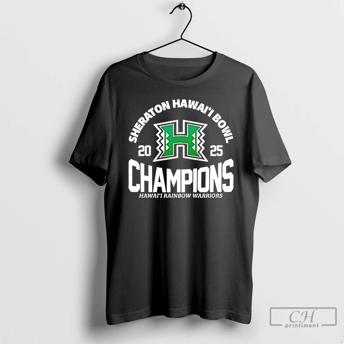 Classic Hawaii Rainbow Warriors 2025 Hawai Bowl Champions T Shirts Sweater Hoodie